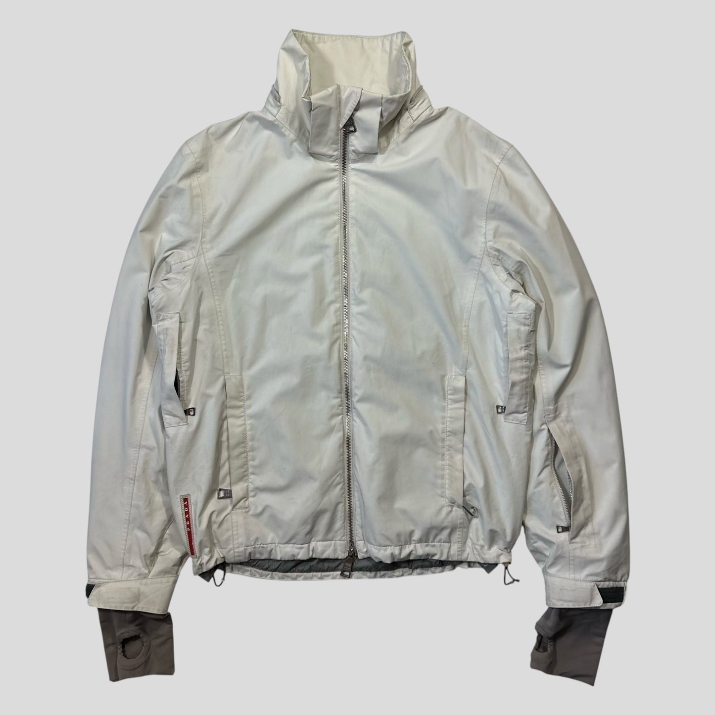 Prada Sport 2010 SAMPLE Ultra Technical Goretex Ventilated Stash Pocket Jacket - M/L