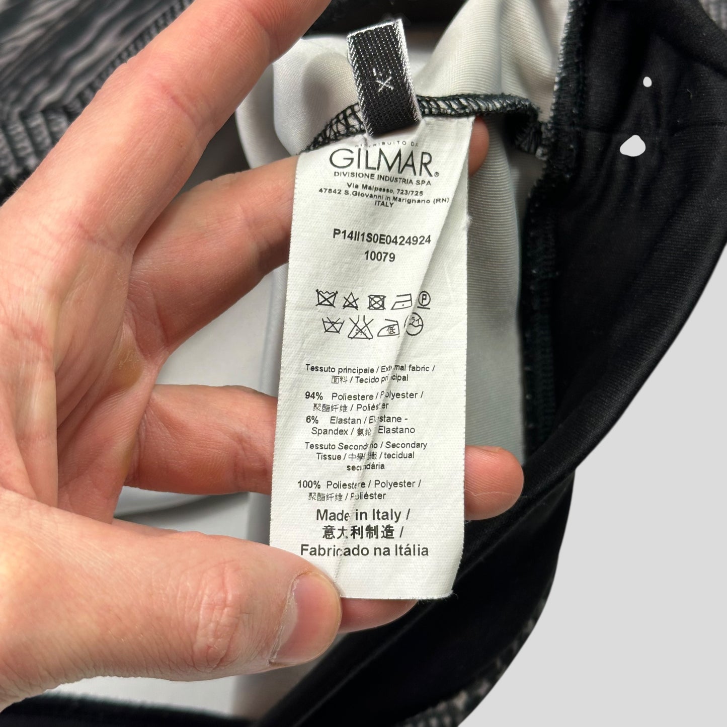 Iceberg 3D Glitch Print “Tweed” Sweatshirt Crewneck - L/XL