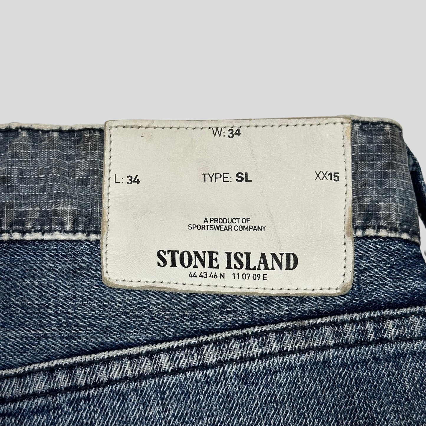 Stone Island SS11 Ripstop Panelled Jeans - 34