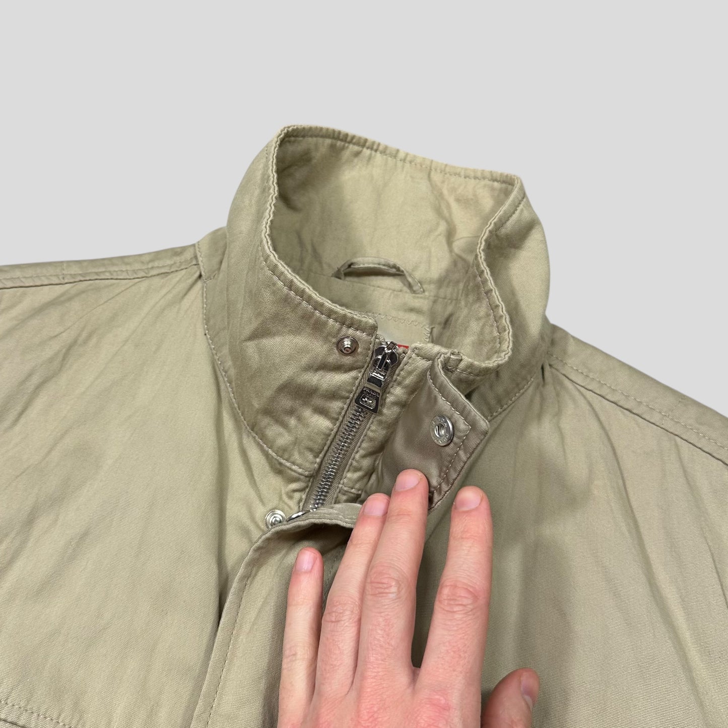 Prada Sport 00’s Cotton & Metal Multipocket Moto Field Jacket - IT54 (L)