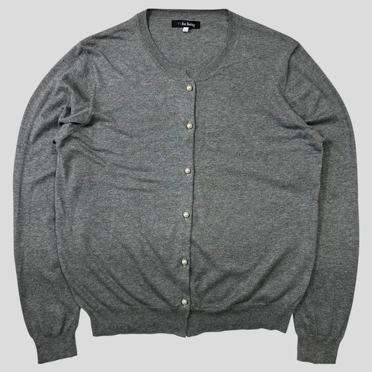 Y’s by Yohji Yamamoto Pearl Button Cardigan - S/M