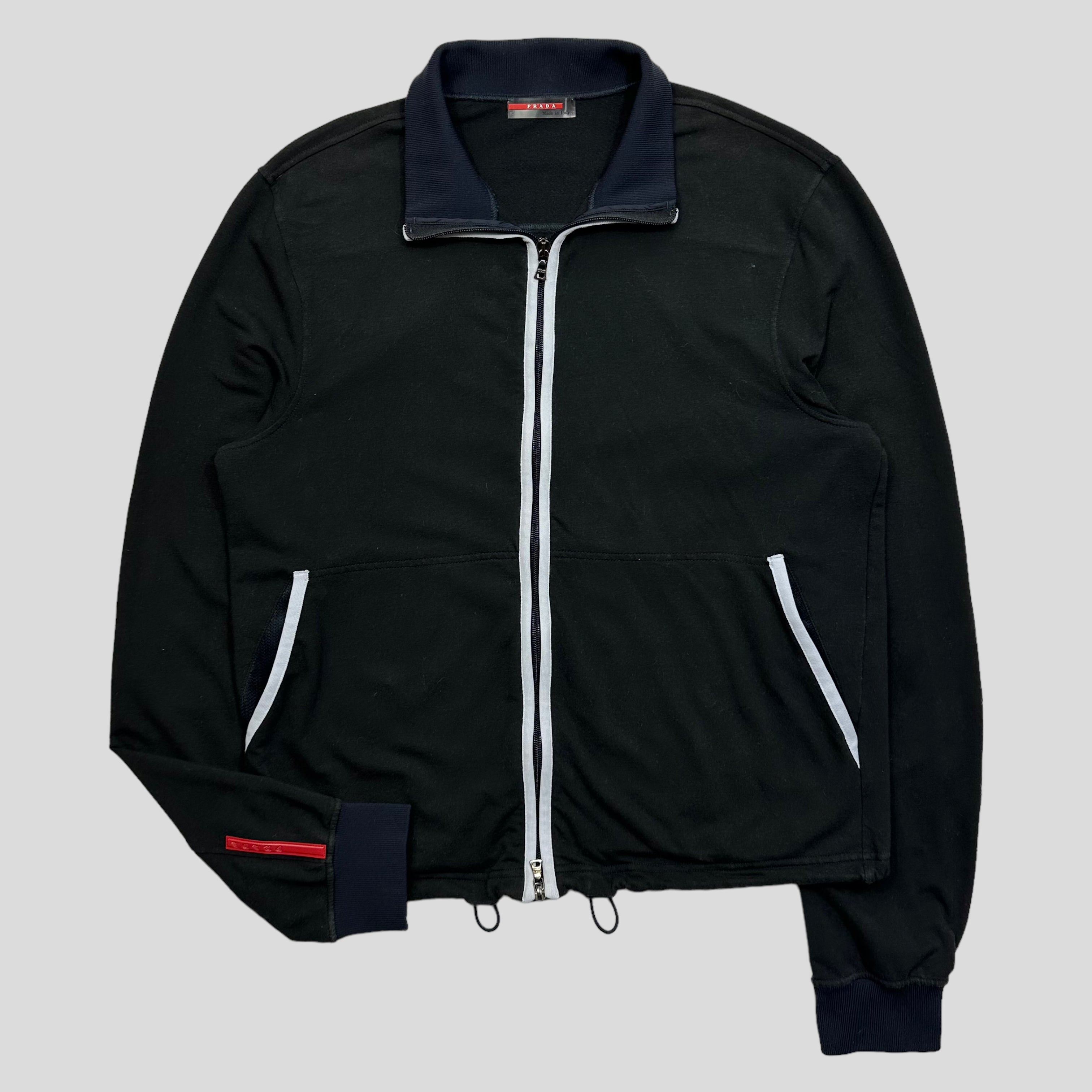 Prada Sport 00's Contrast Piped Track Jacket - M/L – Warmwaves