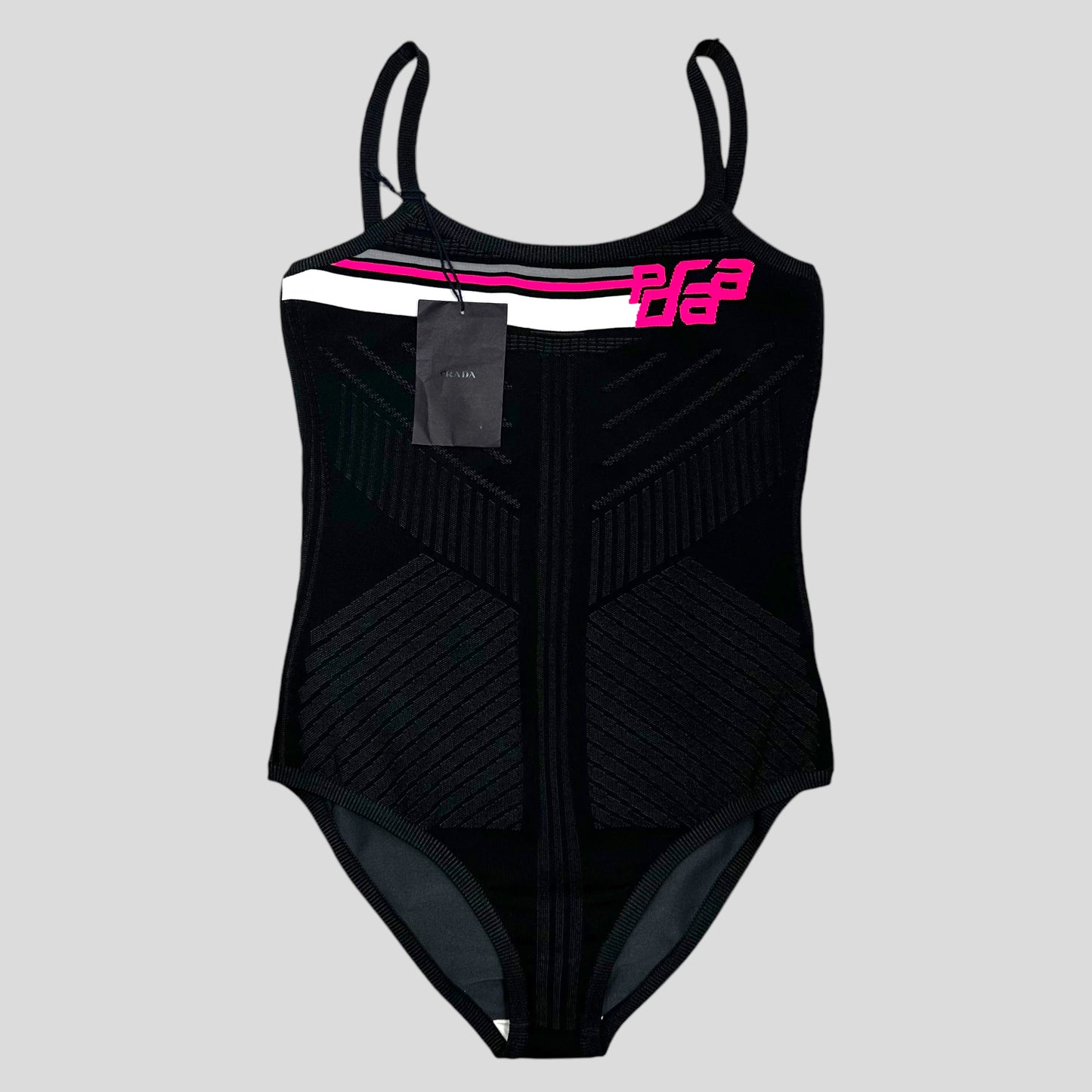 Prada AW18 Tech Knit Bodysuit / Swimsuit (New) - IT40