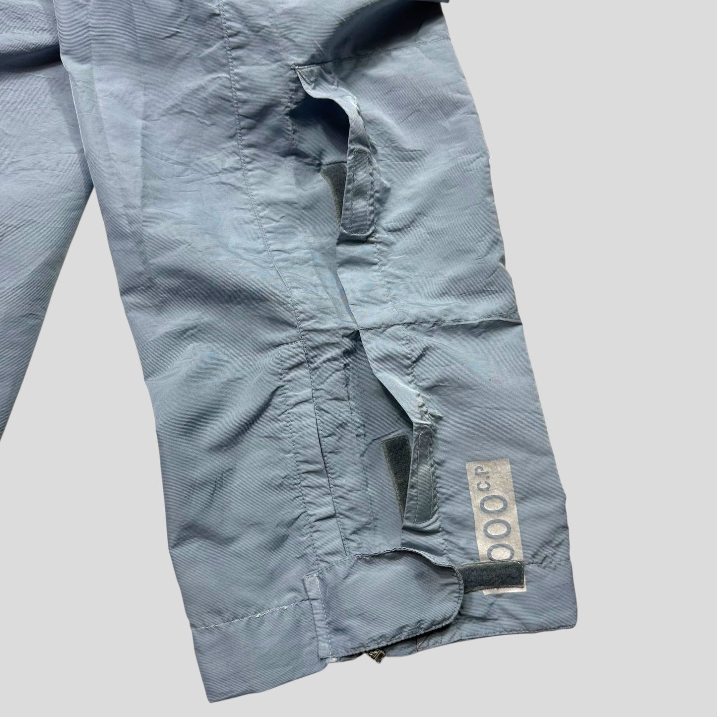 CP Company 2000 Baby Blue Millenium Nylon Stash Pocket Trousers - 34