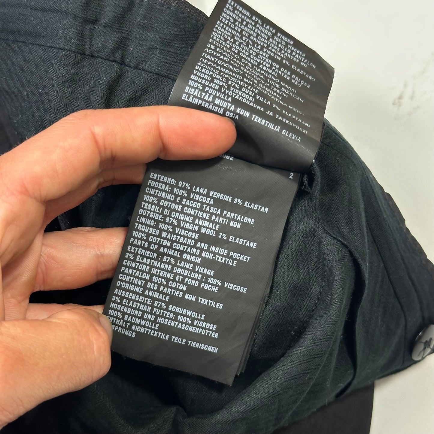 Prada 2016 Virgin Wool Grey Smart Trousers - IT50 (M/L)