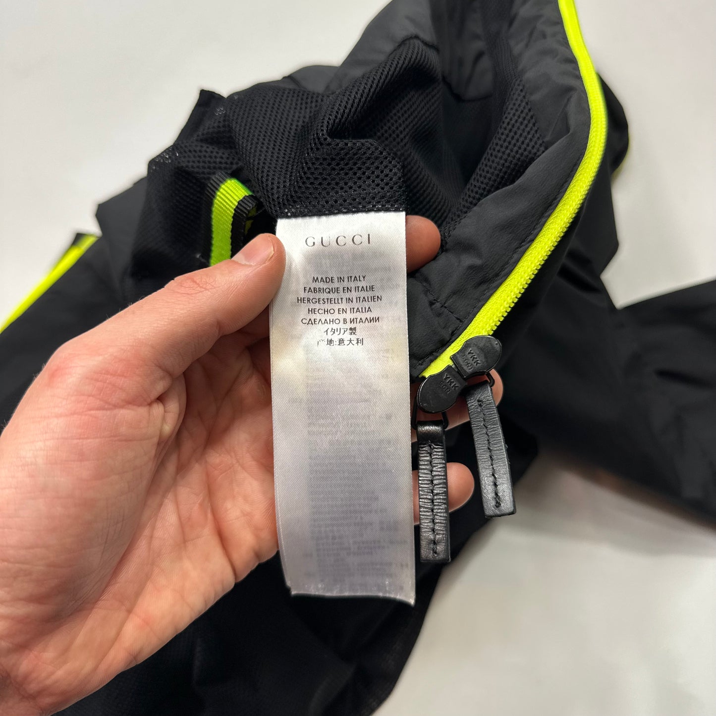 Gucci Viaggio 2014 Backpack Strap Nylon Windbreaker - S/M