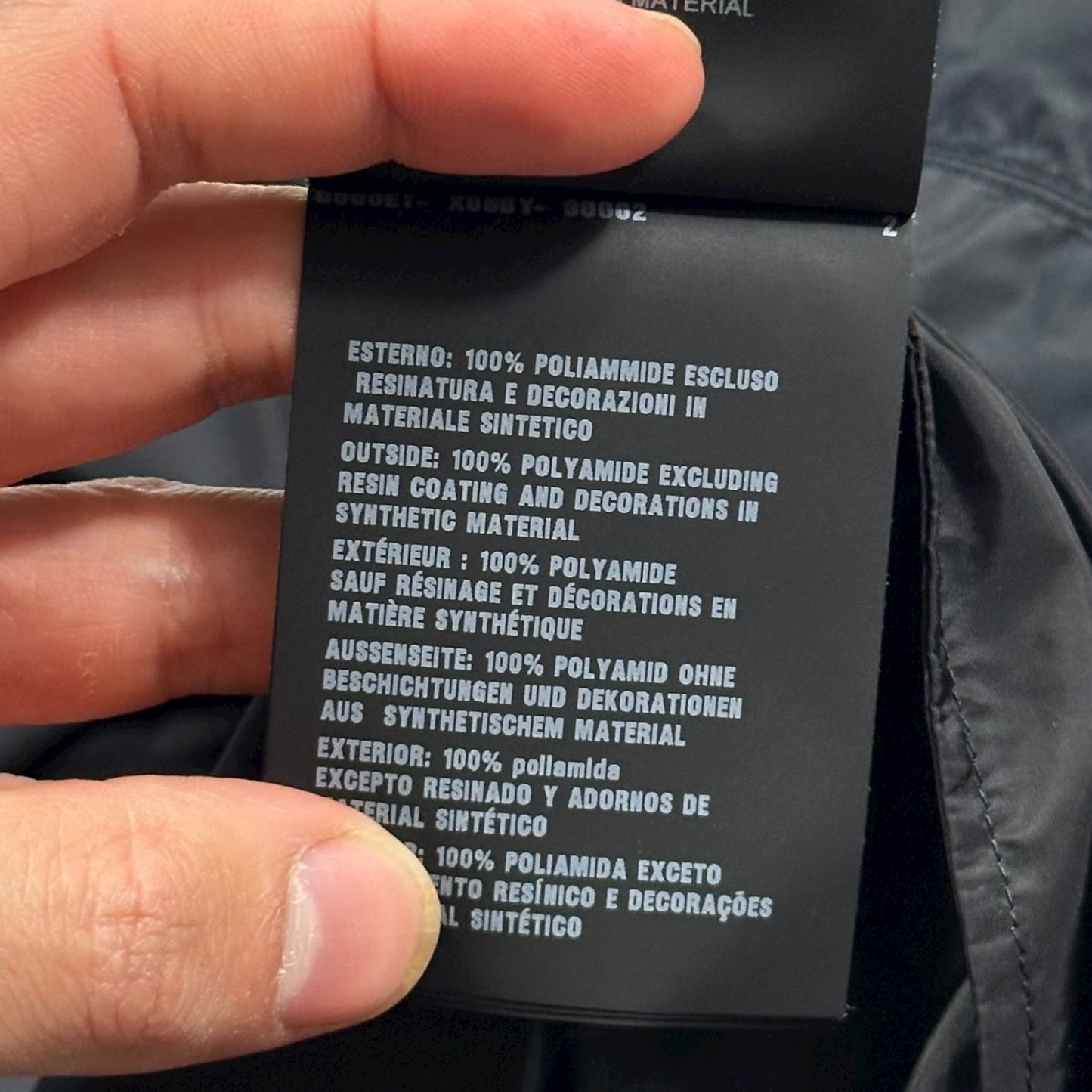 Prada 2018 Rubber Race Logo Nylon Blouson Overshirt Jacket - M/L