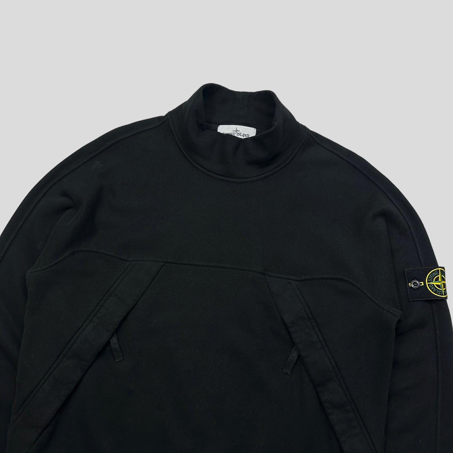 Stone Island AW19 Mock Neck Heavy Cotton Smock Pullover - S (M)