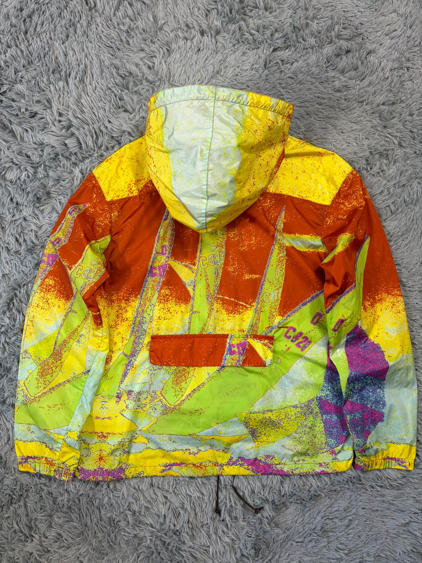 Prada Sport 00’s Thermal Sailing Heatmap Nylon Bag Jacket - S/M