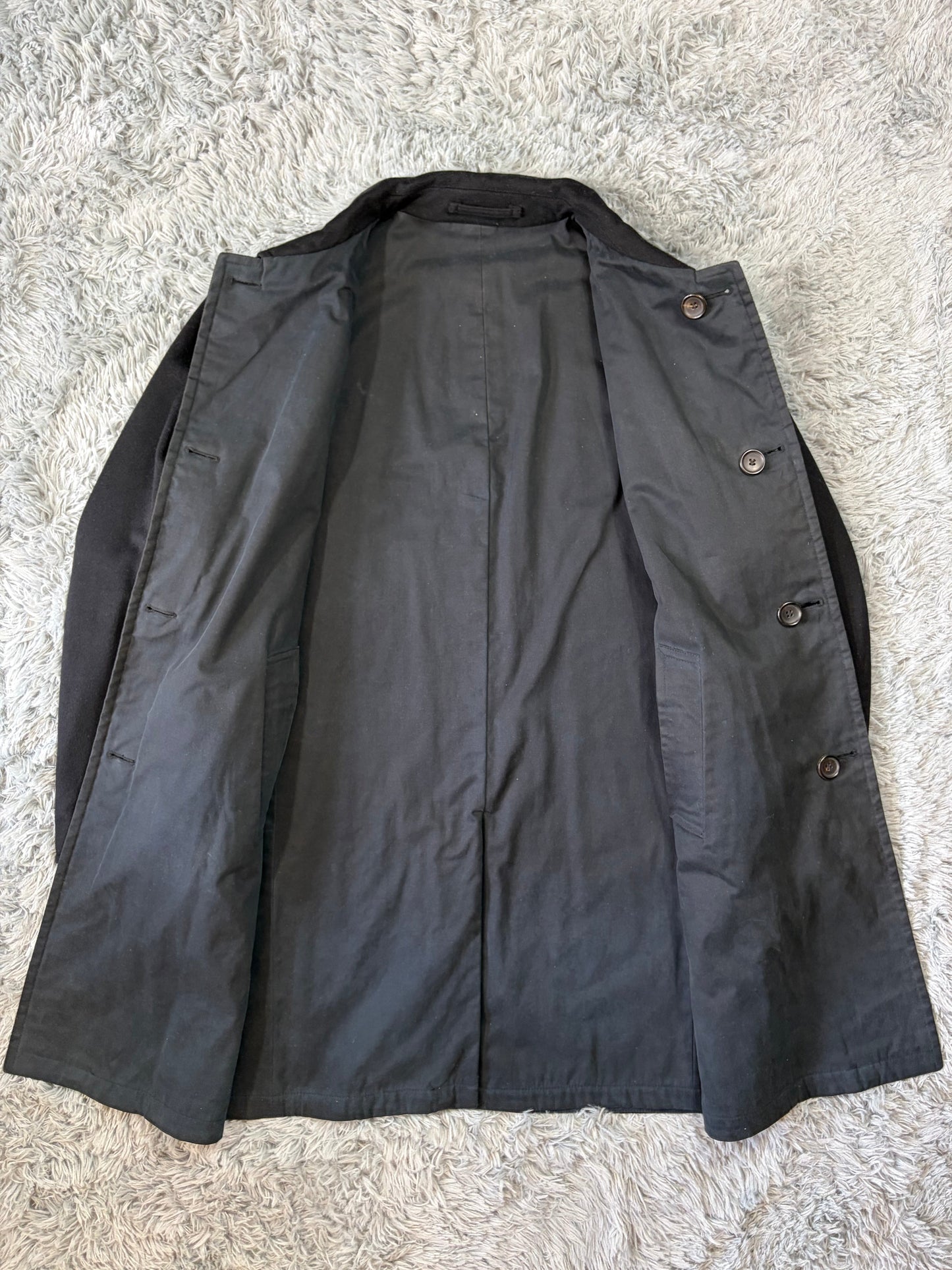 Gucci by Tom Ford 1999 Reversible Wool & Cotton Car Coat - L