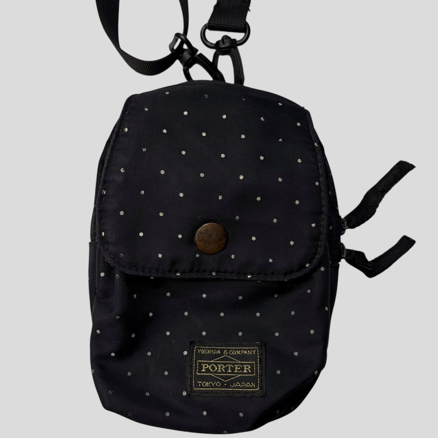 Porter Yoshida 00’s Polka Dot Mini Crossbody Camera Bag