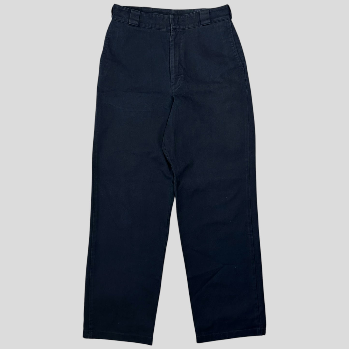 Prada 2018 Rubber Logo Baggy Drill Cotton Trousers - IT48
