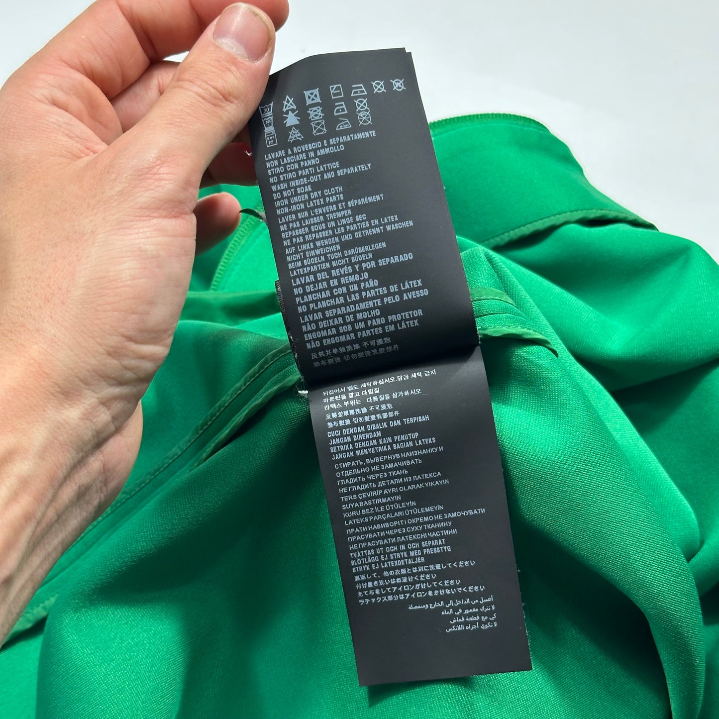 Prada 2018 Rubber Race Logo Technical Jersey Parka Jacket - XS (M)