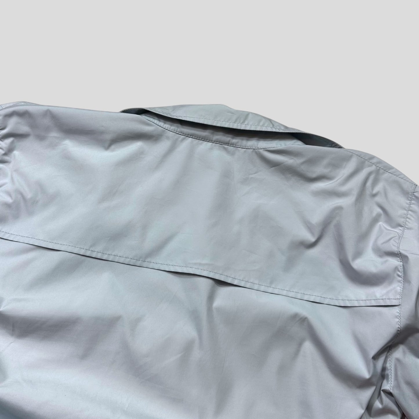 Prada Sport 00’s Ice Blue Stash Pocket Soft Nylon Work Jacket - IT52 (L)