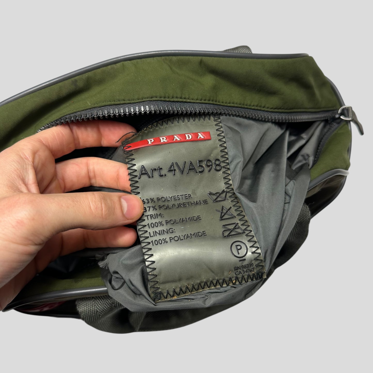 Prada Sport 00’s Shwfff Moto Bowling Handbag