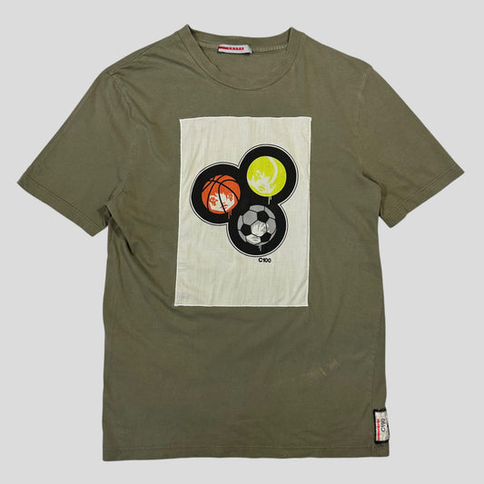 Prada Sport 2006 T-shirt Project C100 World Cup Graphic Tee - S