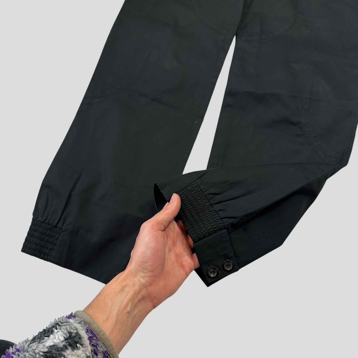Gucci by Tom Ford 2002 Panelled Black Smart Trousers - IT40