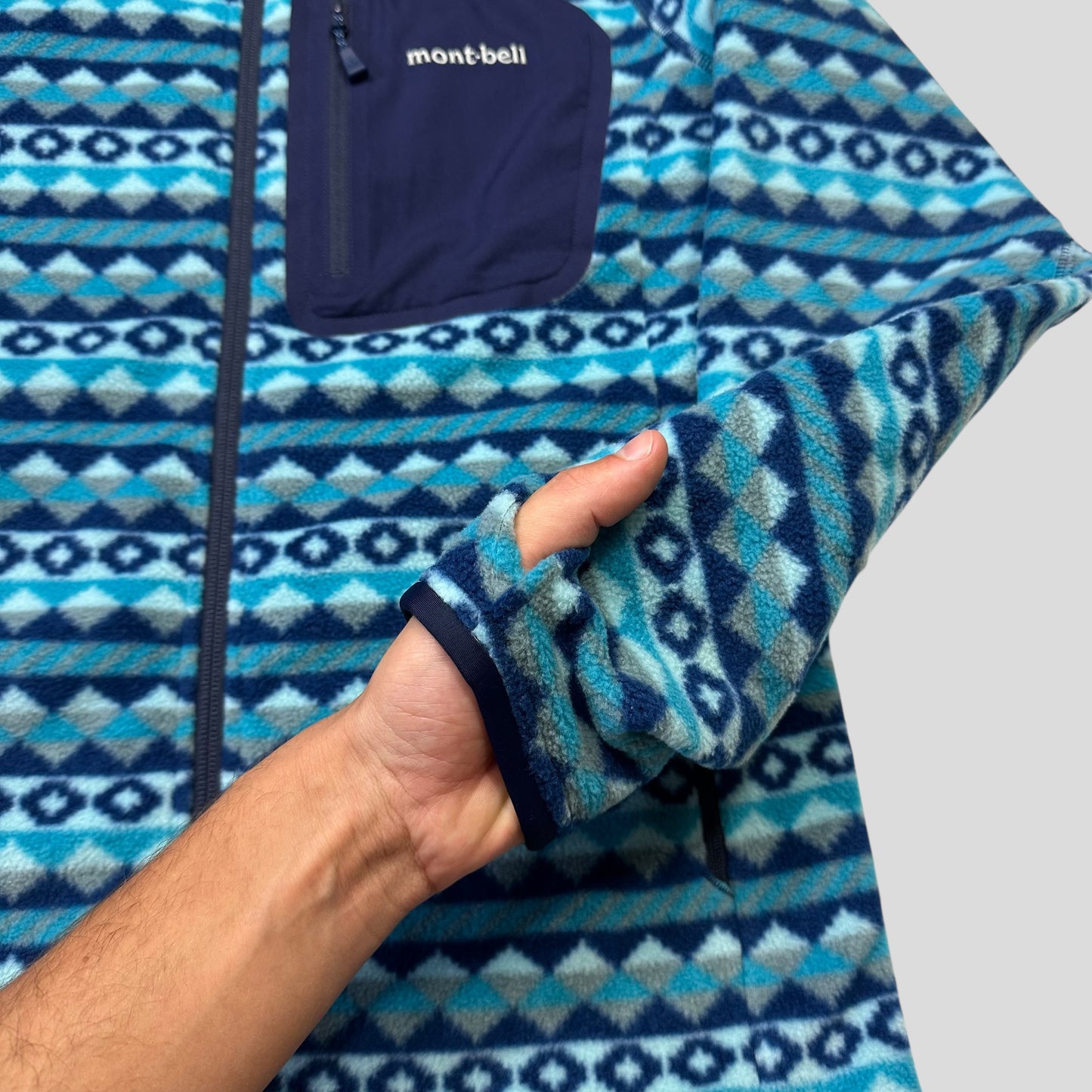 Montbell 00’s Climaplus Aztec Fleece Jacket - S/M