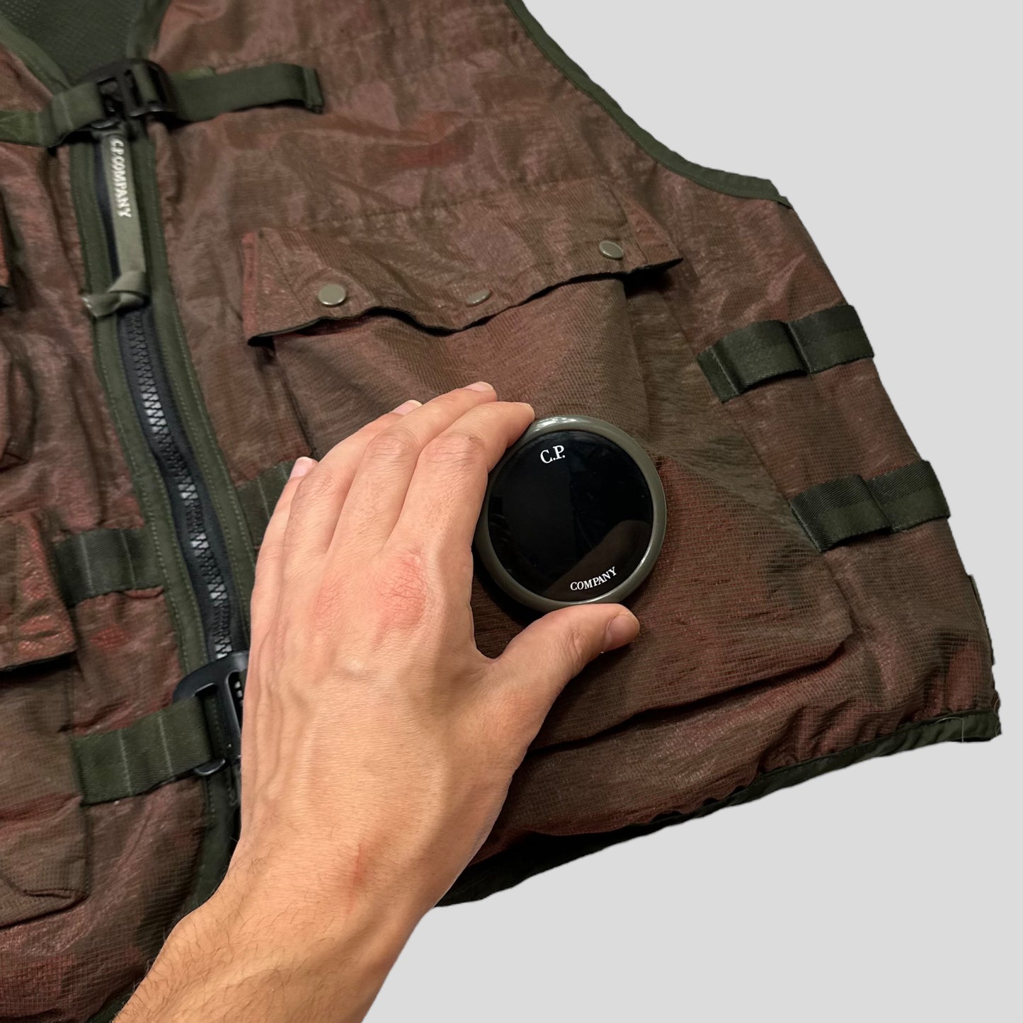 CP Company Red Prism Tactical Lens Gilet Vest - IT48 (M)