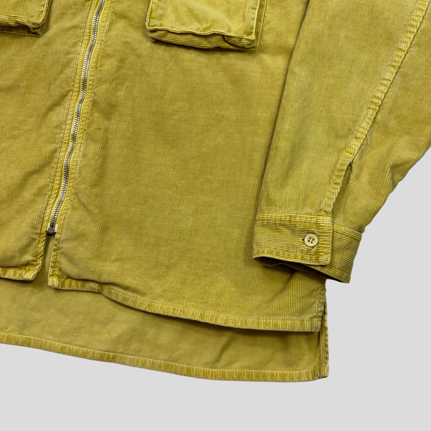 Cav Empt Yellow Cord Double Pocket Overshirt - M (L/XL)