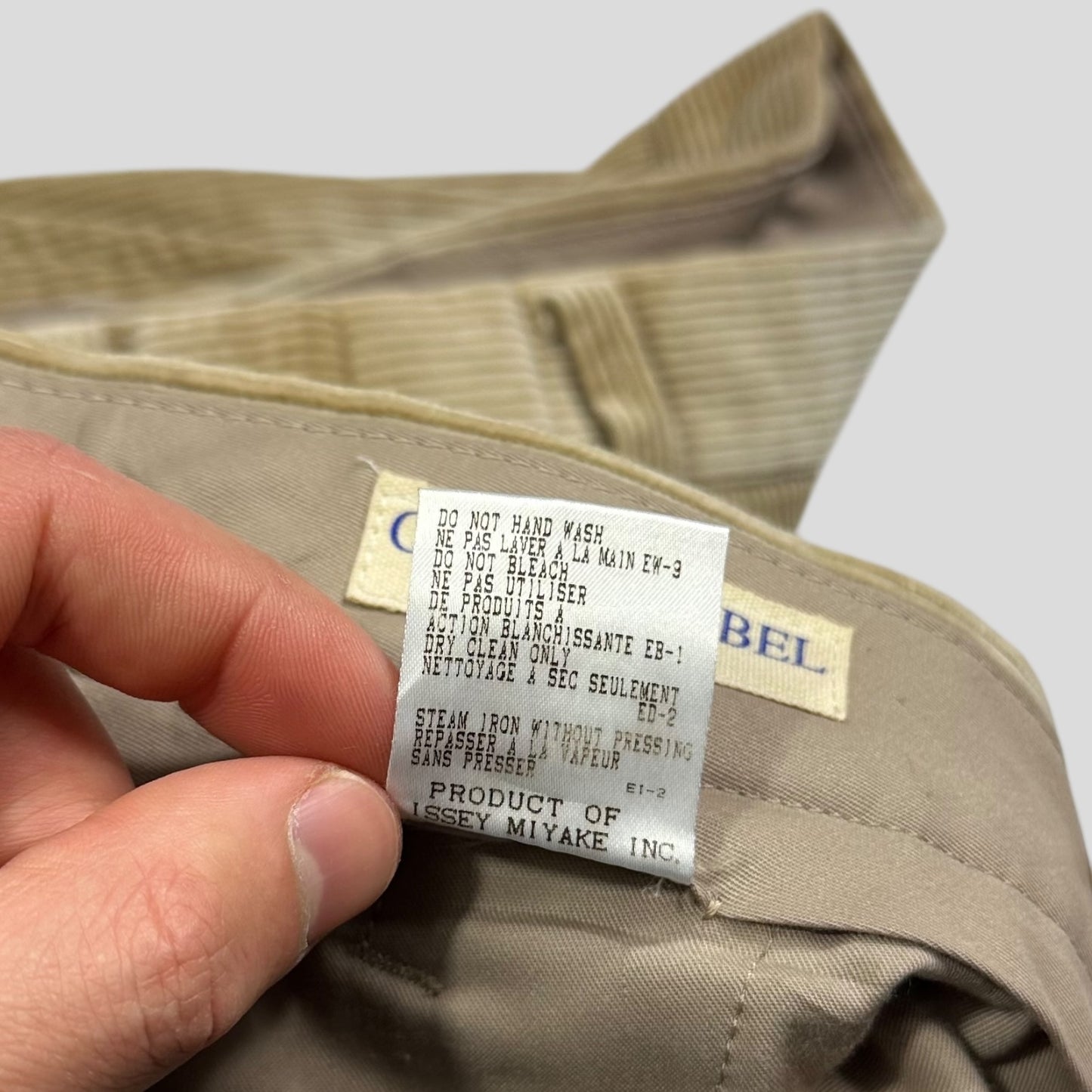 Issey Miyake 1988 Cotton Label Jumbo Corduroy Shimmer Trousers - 4 (L)