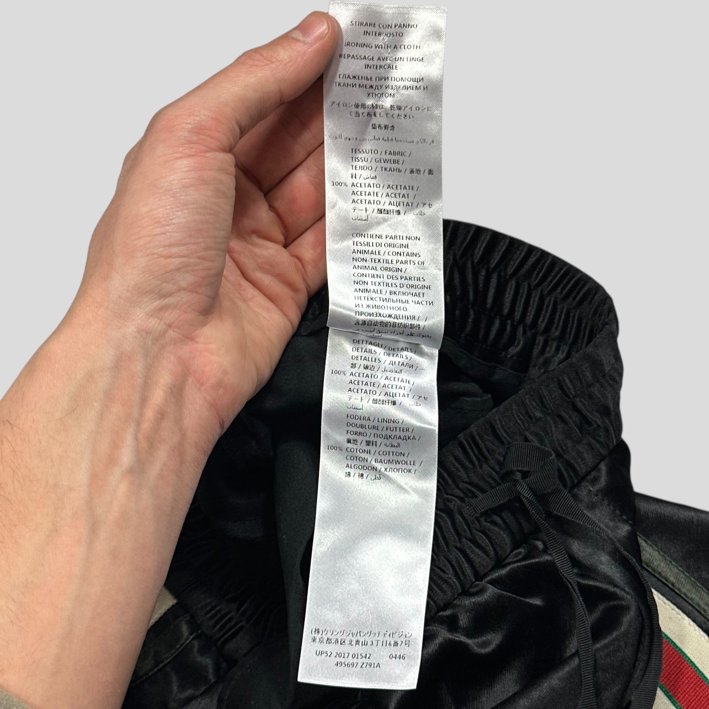 Gucci 2017 Striped Logo Acetate Tracksuit Trousers - IT48 (M)