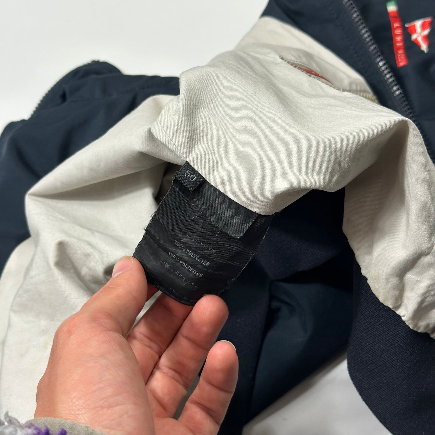 Prada Luna Rossa 2003 Goretex Navy Sailing Jacket - M/L