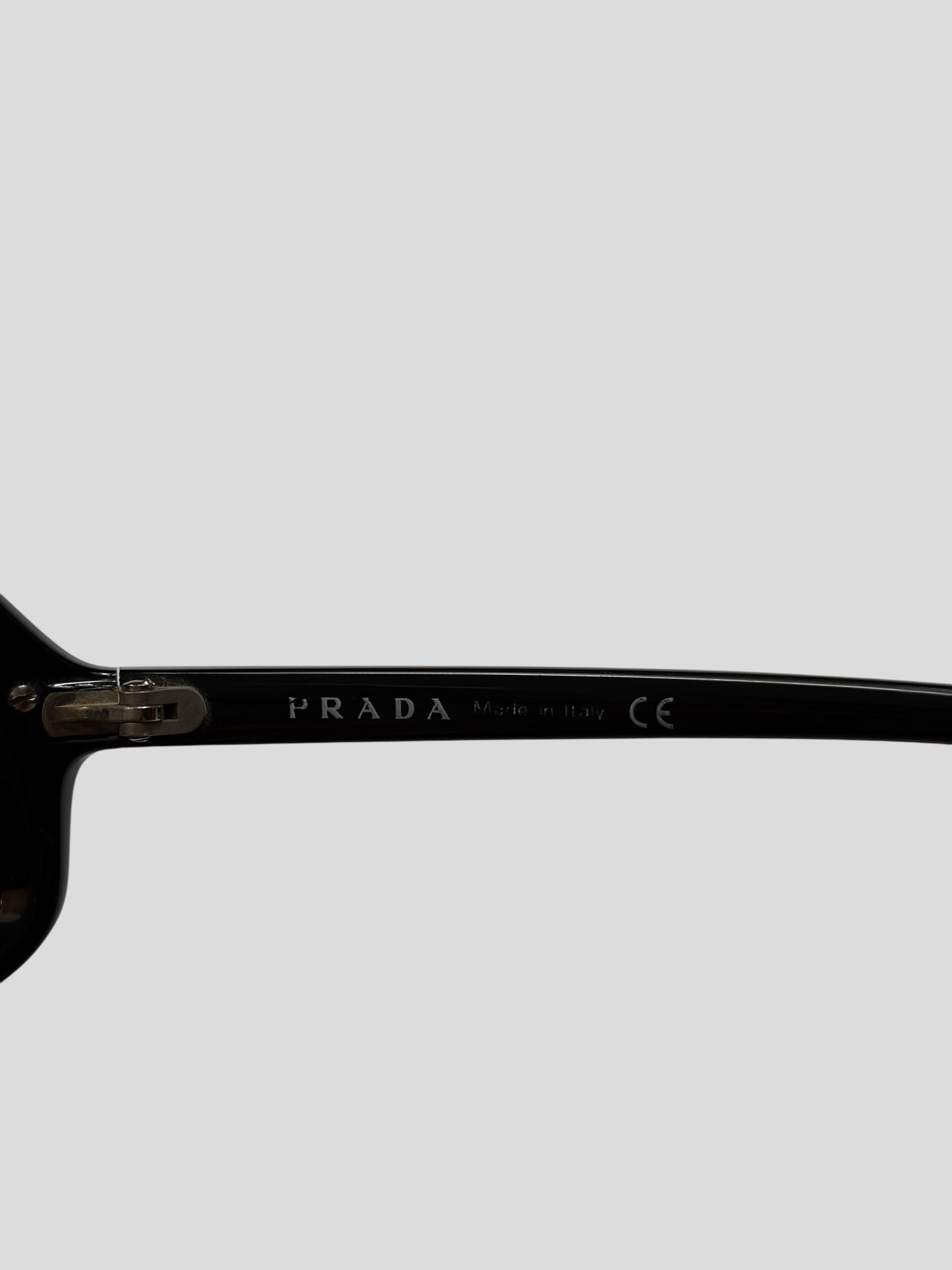 Prada Sport 00’s Red Logo Blue Lens Shield Sunglasses