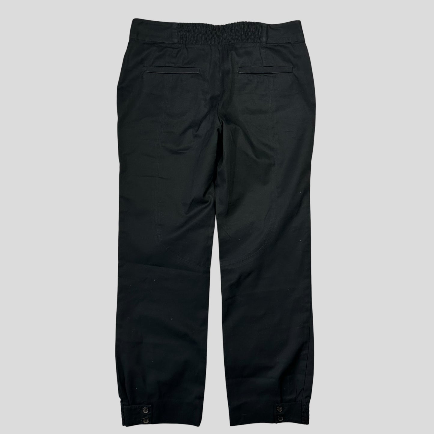 Gucci by Tom Ford 2002 Panelled Black Smart Trousers - IT40