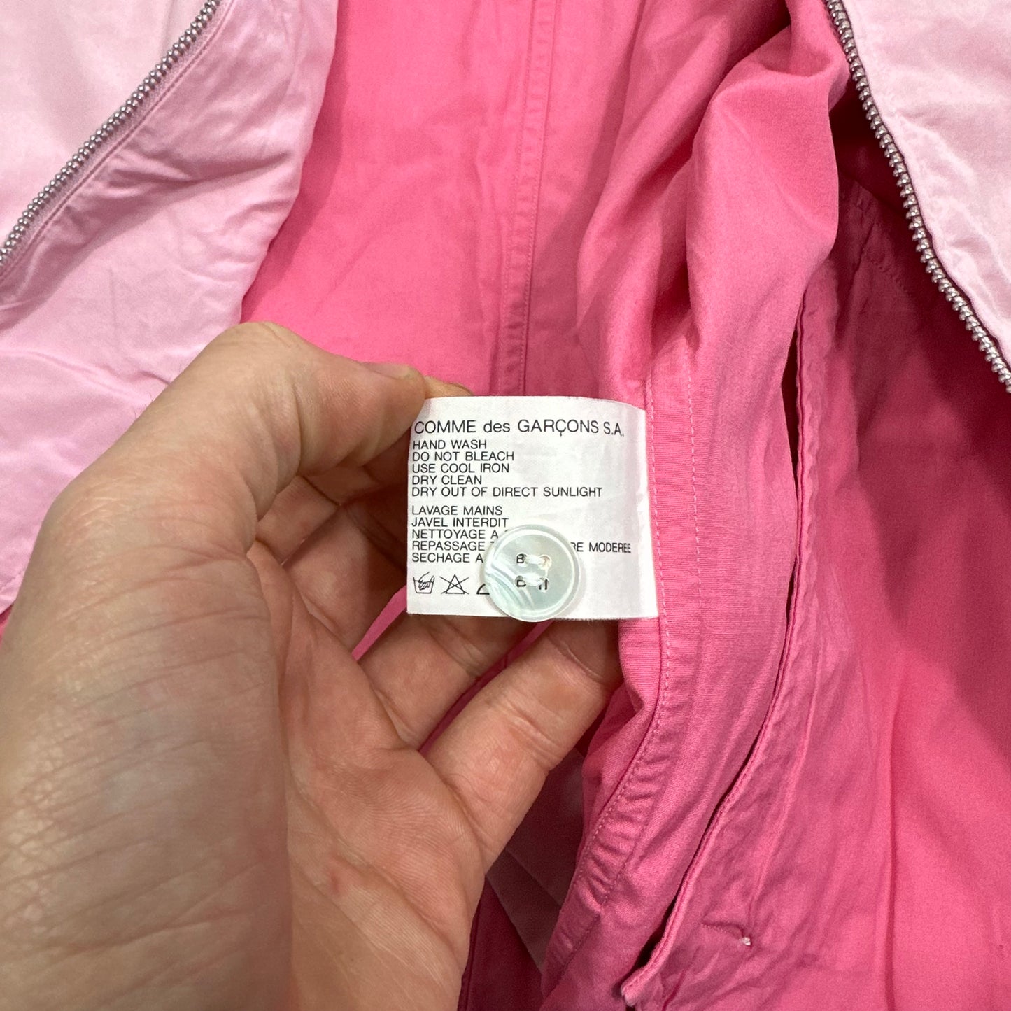 CDG Shirt 90’s Bubblegum Cotton Work Jacket - M