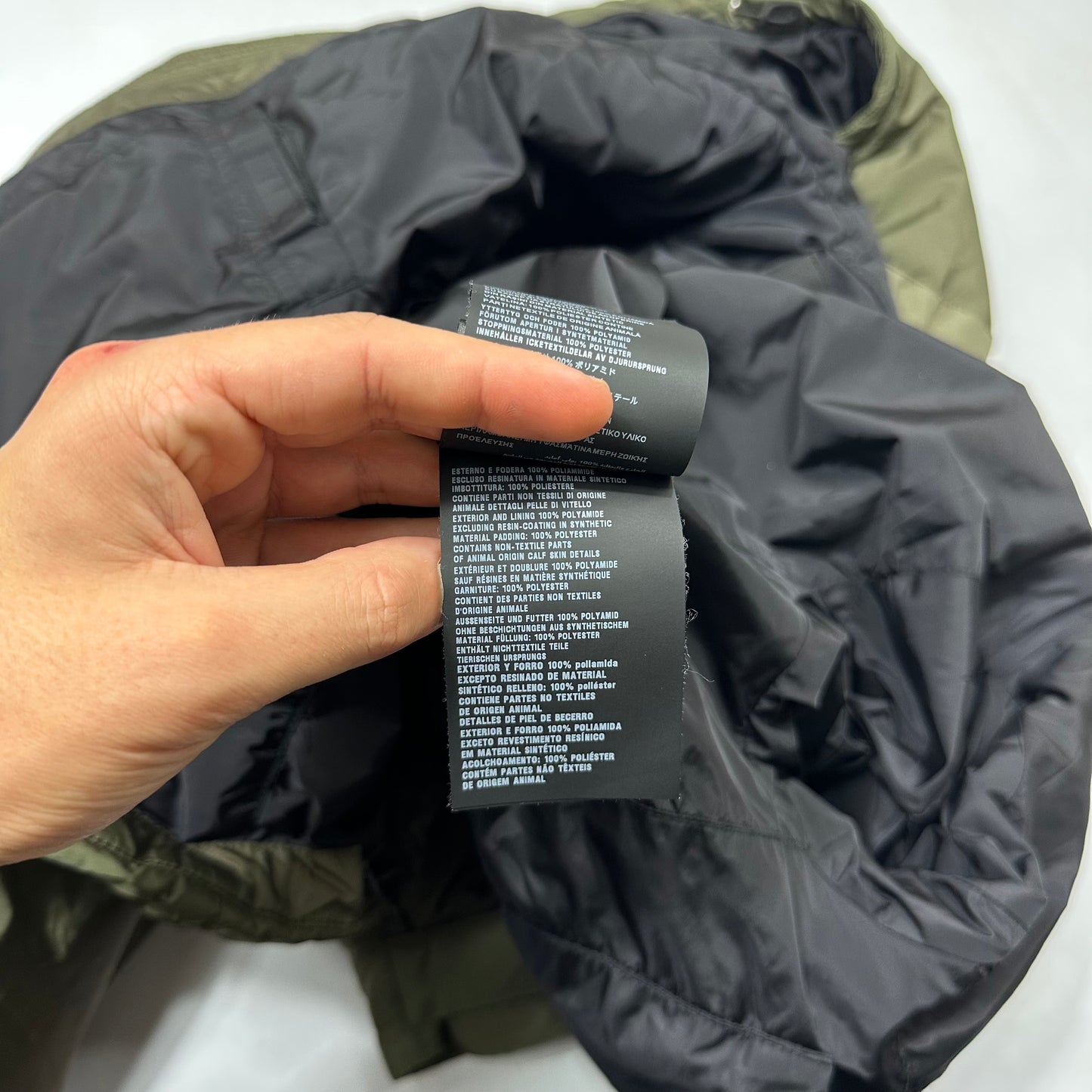 Prada Milano 2018 Laminated Nylon Padded Jacket - M/L