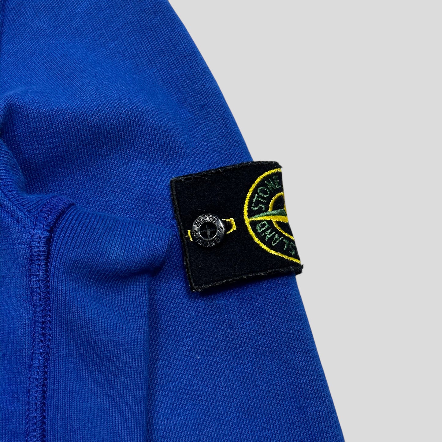 Stone Island SS16 Blue Zip Up Hoodie - S