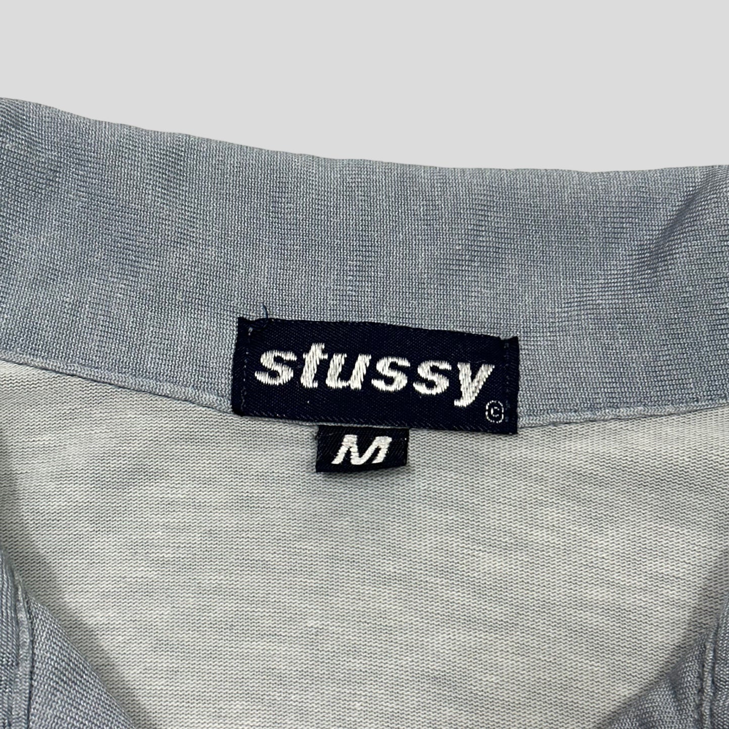Stussy 90’s ‘Silk’ Open Collar Shirt - M