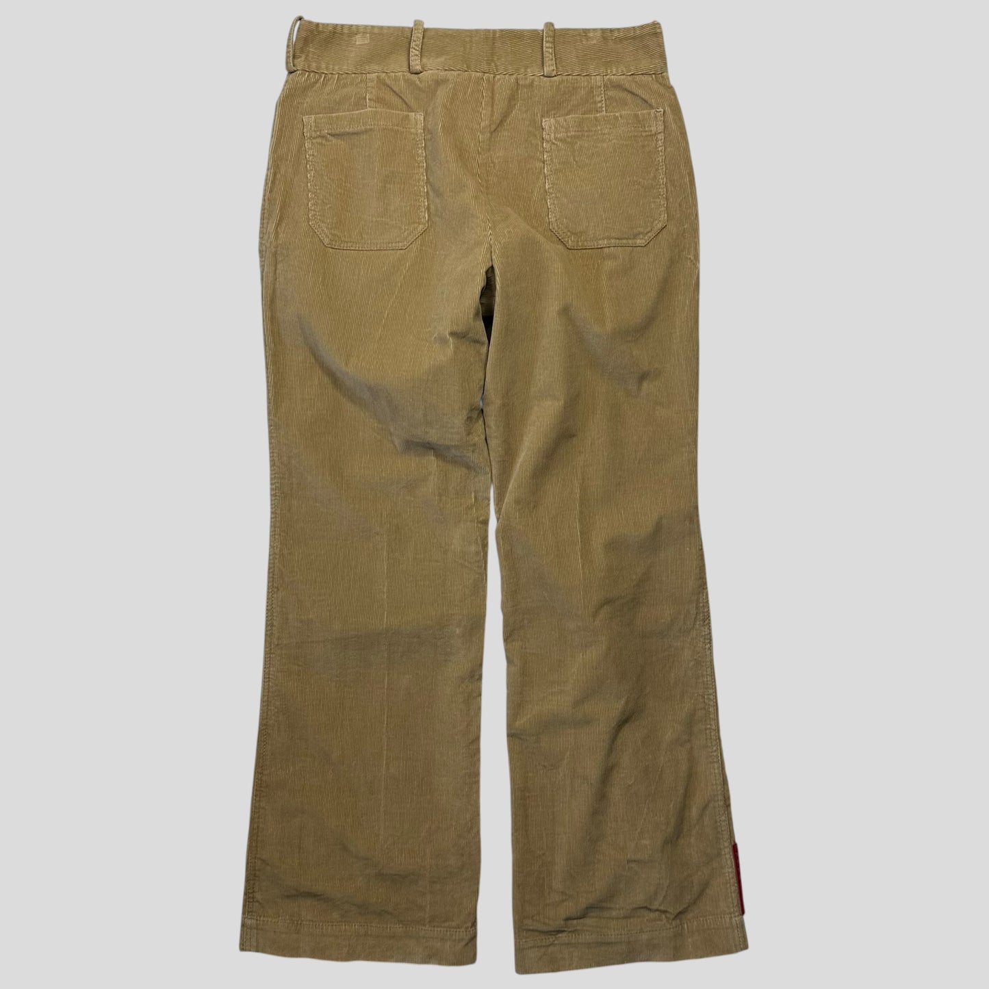 Prada Sport 00’s 2 in 1 Corduroy Double Layered Ski Trousers - L
