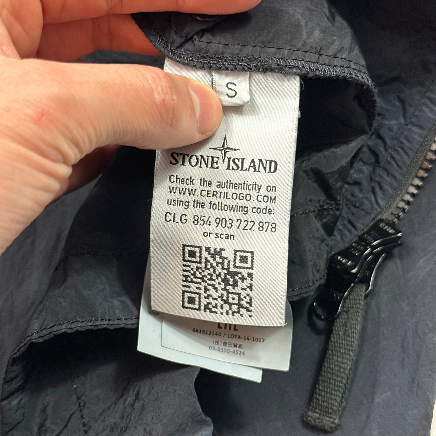 Stone Island Black Nylon Metal Overshirt Pocket Jacket - S