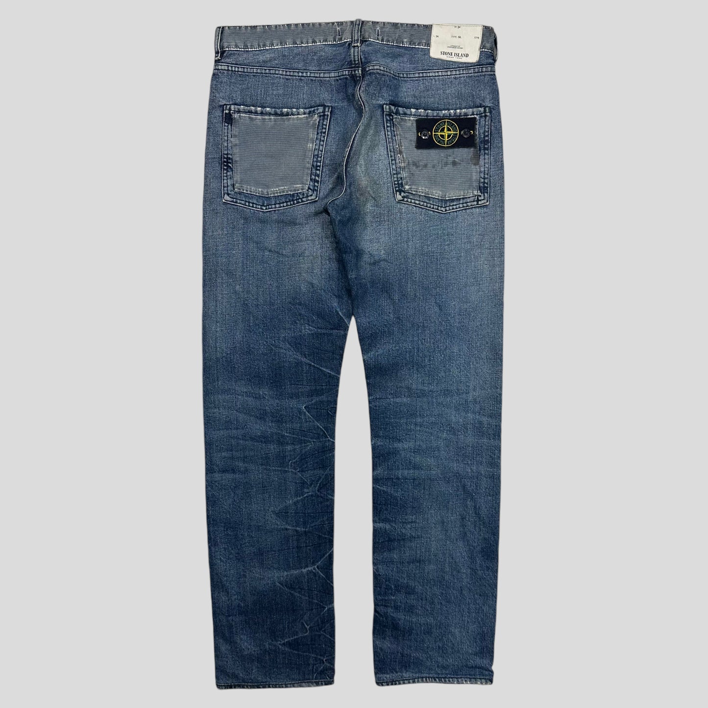 Stone Island SS11 Ripstop Panelled Jeans - 34