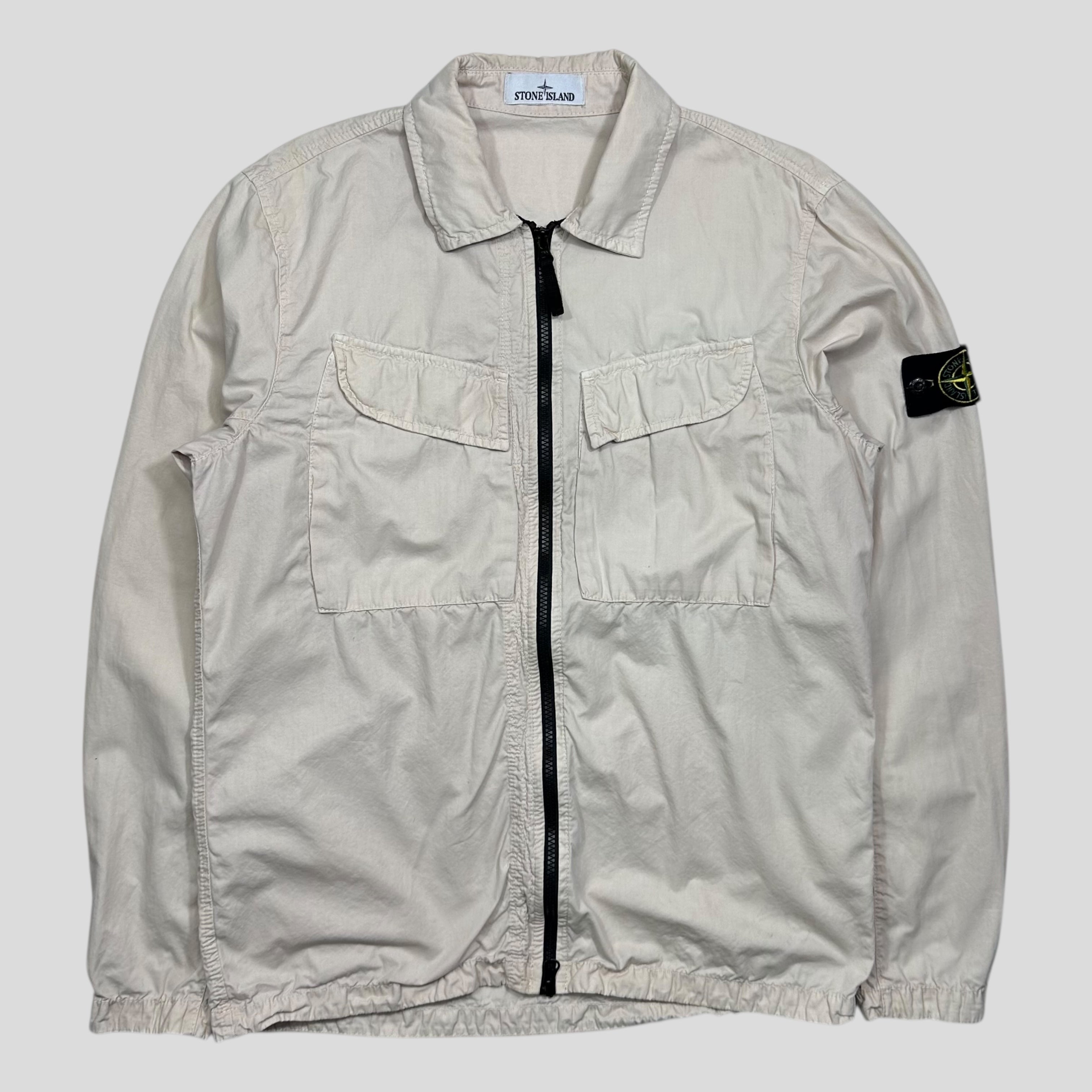 ジャケット・アウター STONE  Cotton Canvas Overshirt ジャケット・アウター STONE Cotton Canvas Overshirt Stone Island