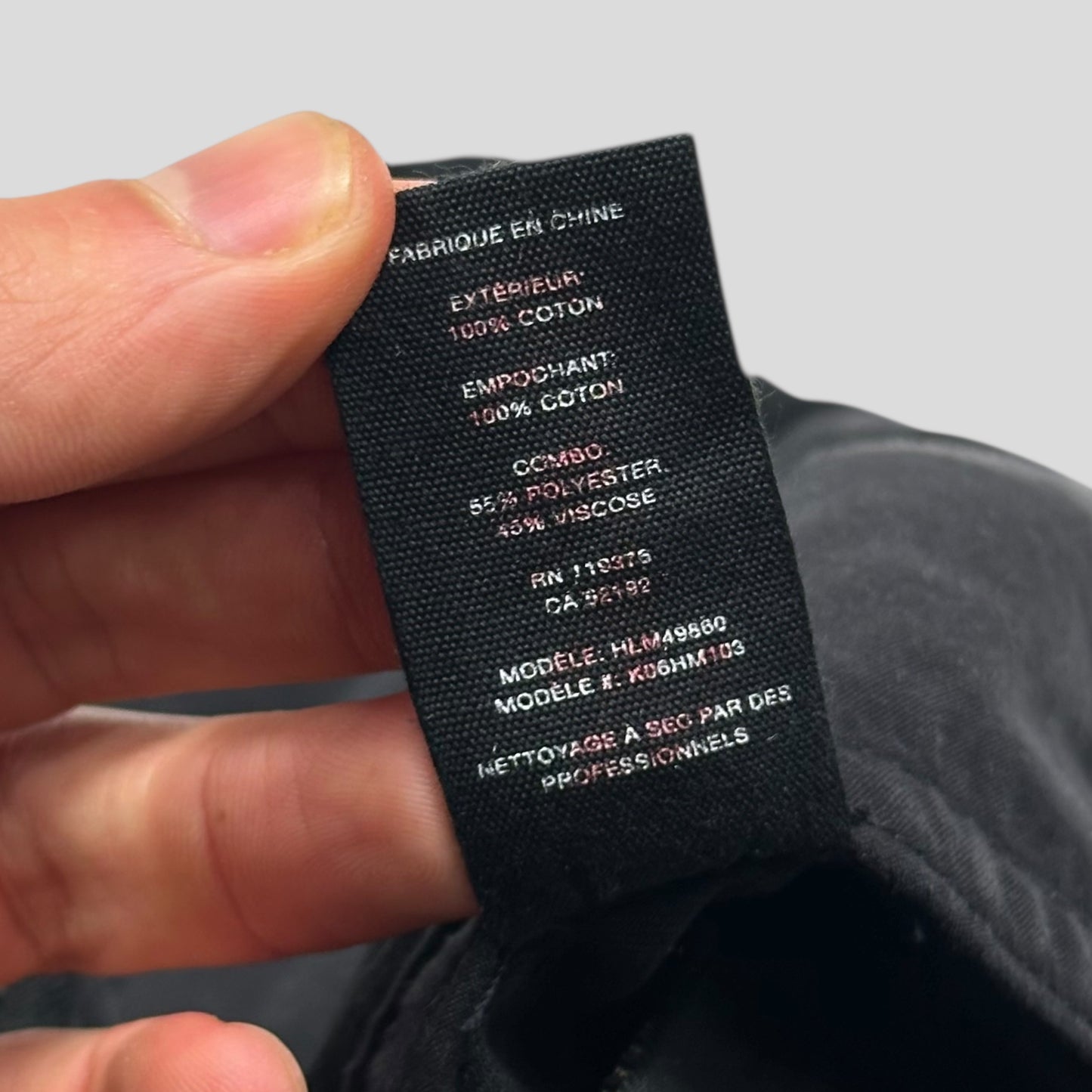 Helmut Lang SAMPLE Parachute Backpack Strap Cotton Jacket - L/XL