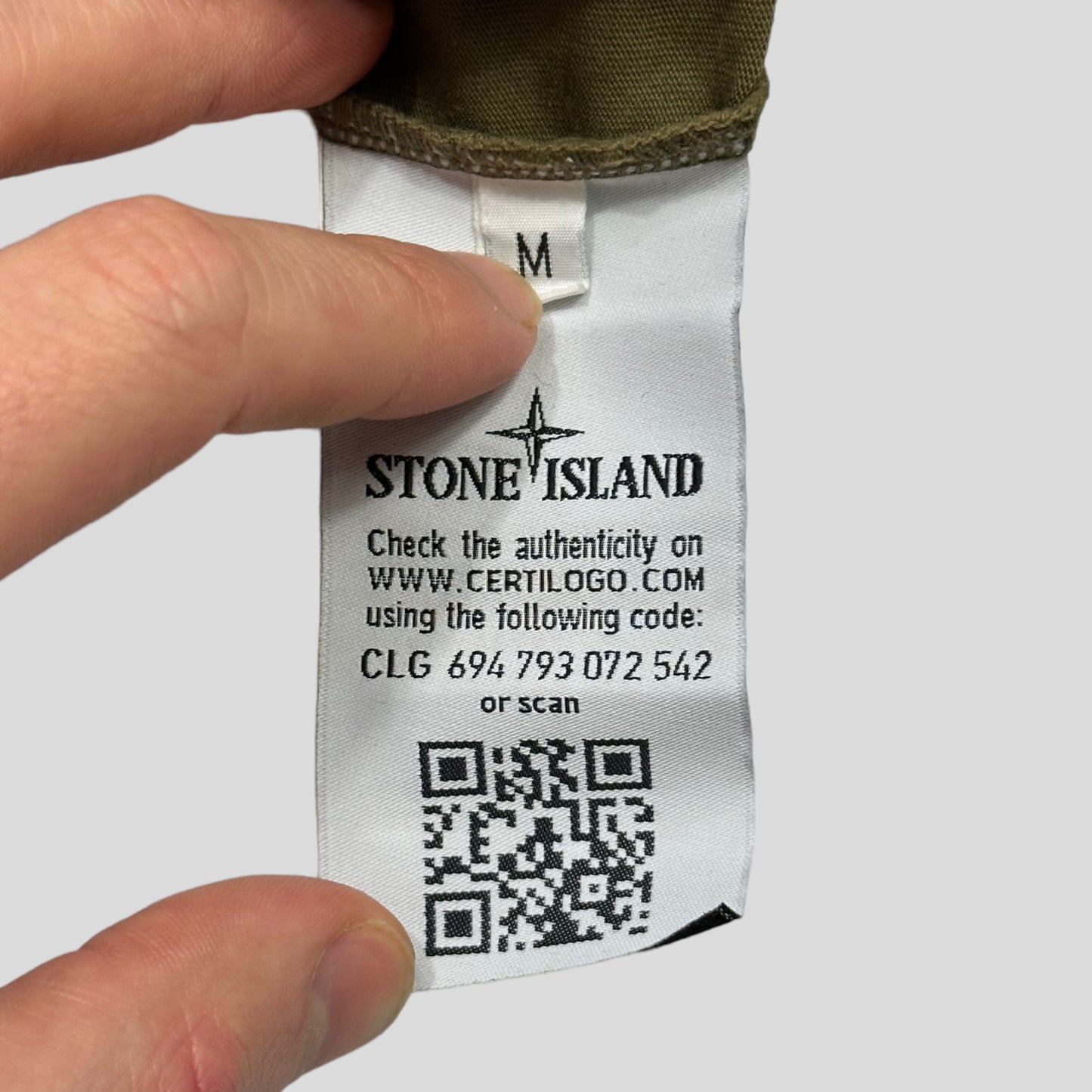 Stone Island Khaki Compass T-shirt - M