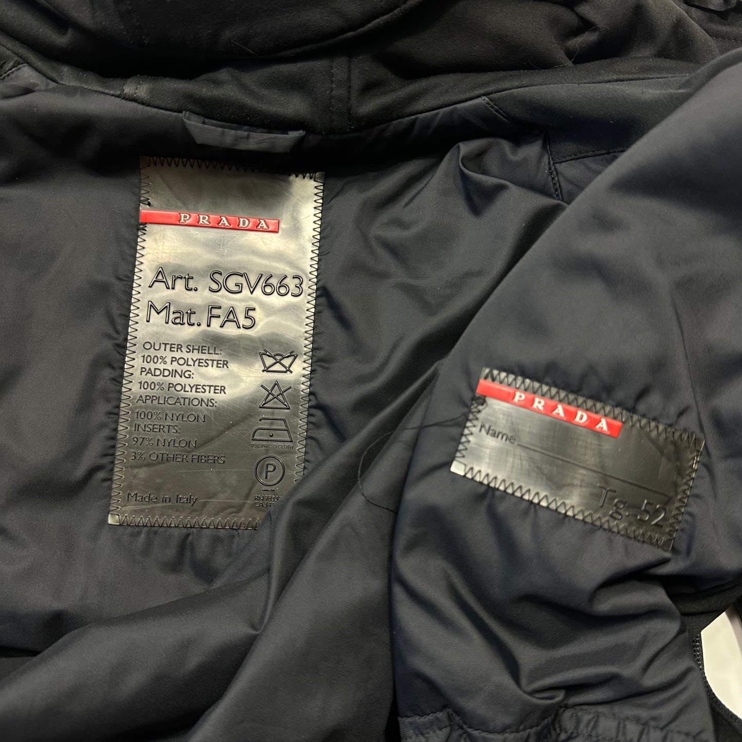 Prada Sport 00’s Ninja Moto Panelled Jacket - IT52 (M/L)