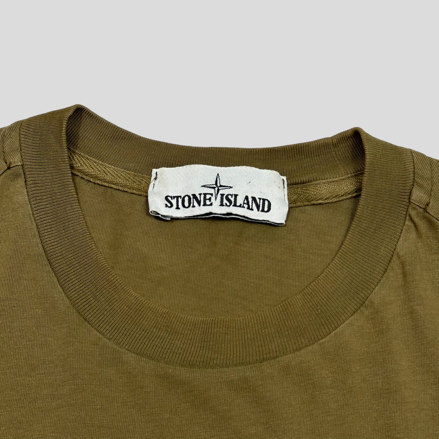 Stone Island Khaki Compass T-shirt - M