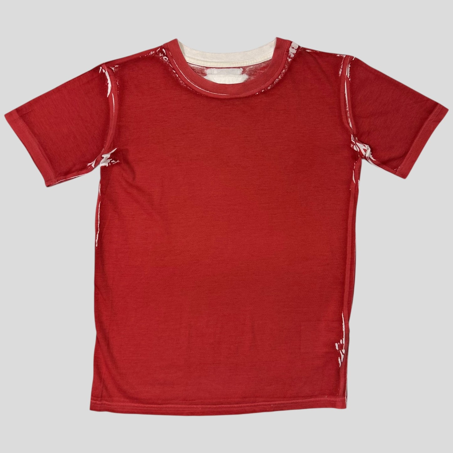 Prada 2006 Sublimation Corrosion Print Triangle Logo T-shirt - S