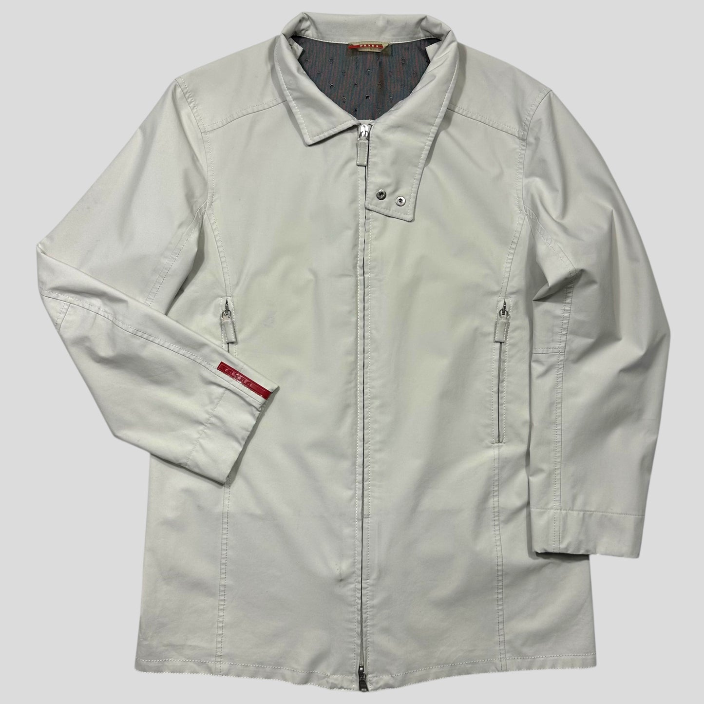 Prada Sport AW00 Goretex Perforated Ventilation Trench Coat  - M