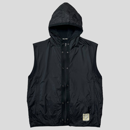 Final Home 00’s Reversible Hex Ripstop Nylon Gilet Vest - M/L