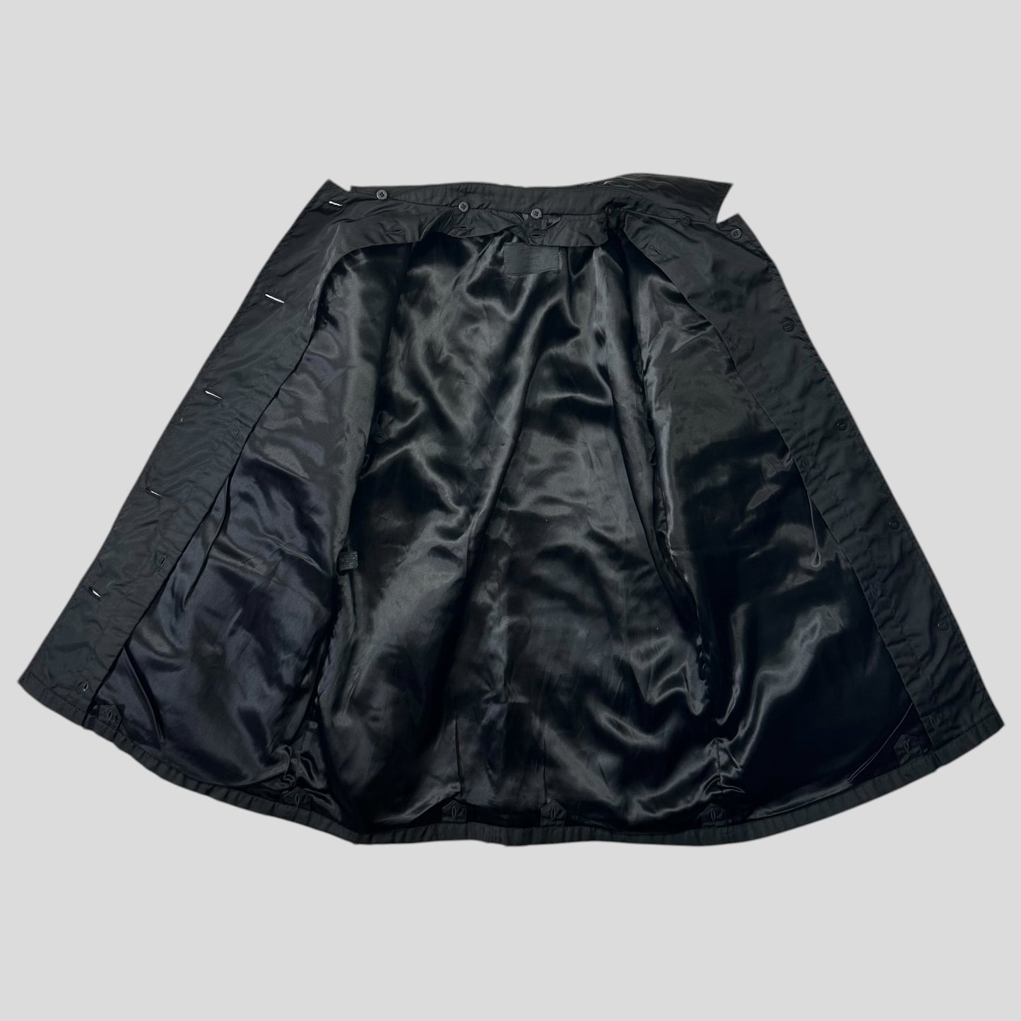Prada Milano 1999 3 in 1 Mink Fur Ballistic Nylon Chore Coat - M