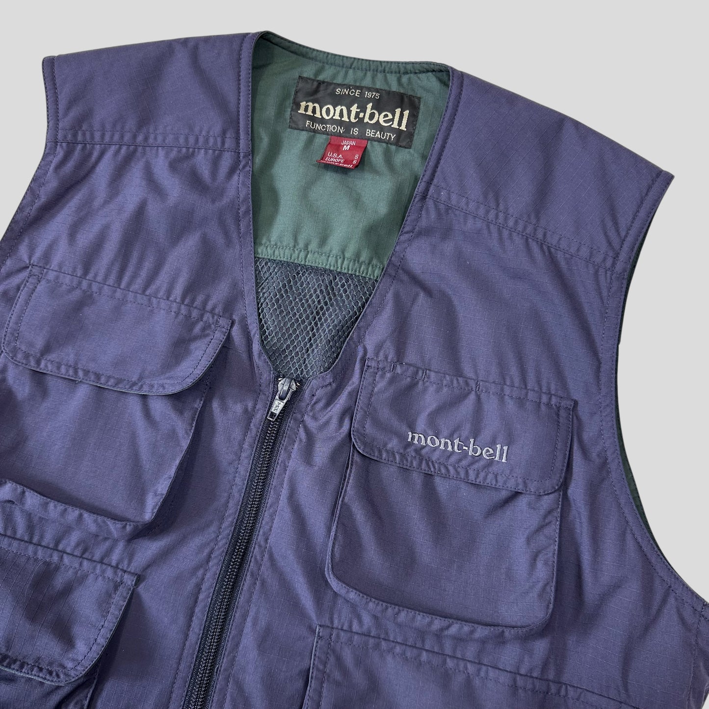 Montbell 00’s Multipocket Ripstop Nylon Utility Vest - S