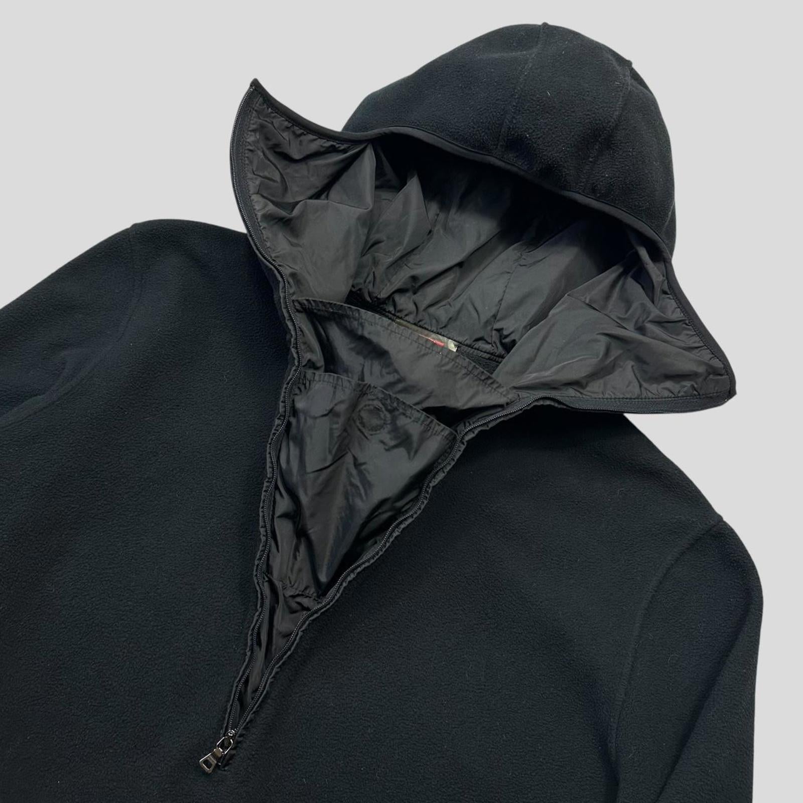 Prada Sport AW00 Balaclava Ninja Fleece Jacket - L – Warmwaves Prada Sport AW00 Balaclava Ninja Fleece Jacket - L – Warmwaves