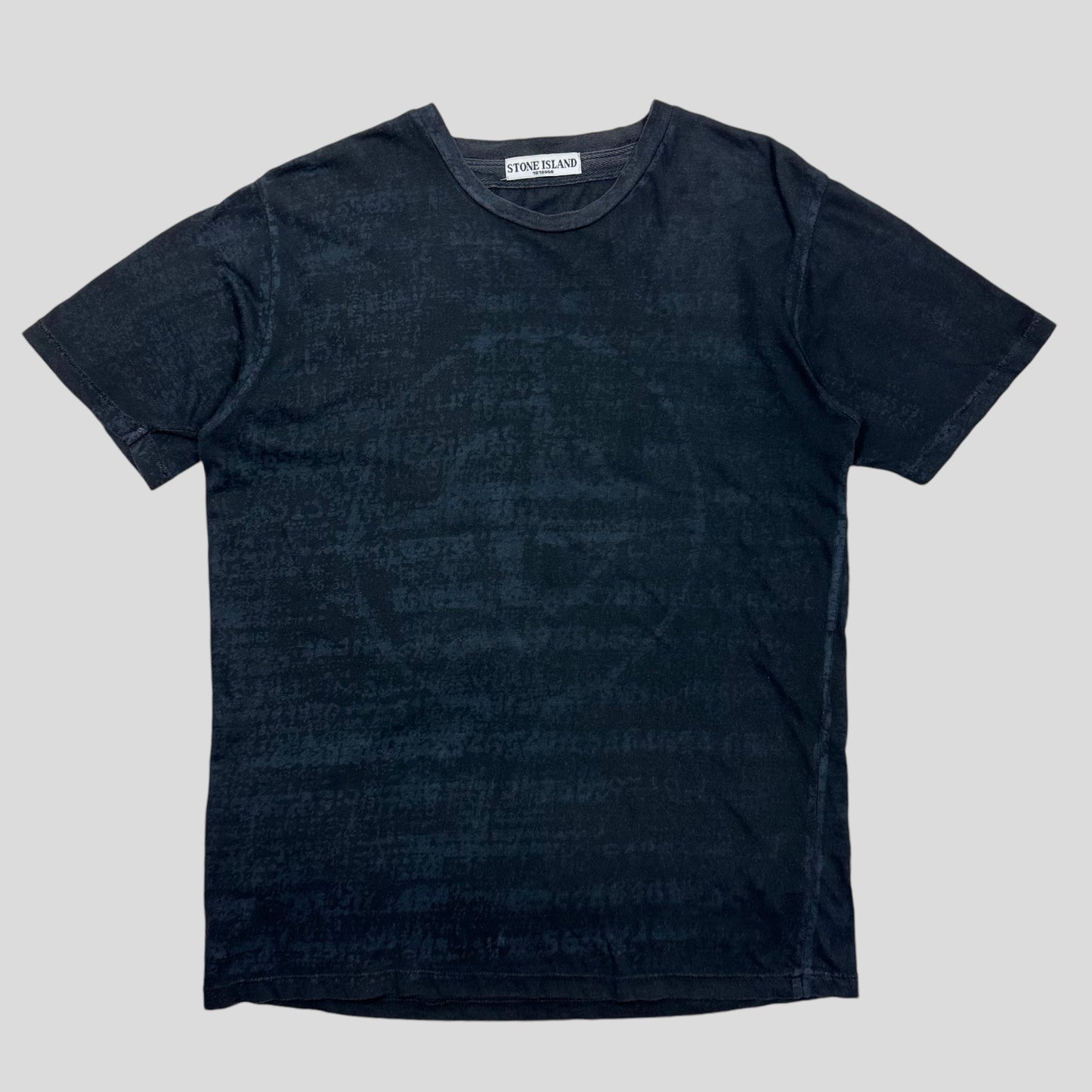 Stone Island SS10 AOP Code Print T-Shirt - M/L