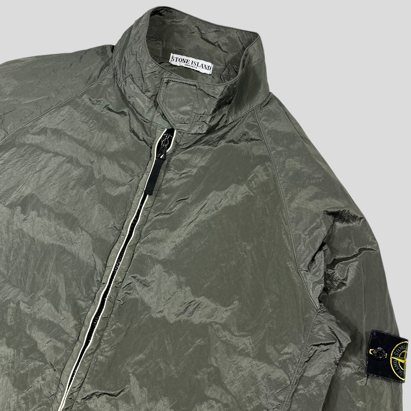 Stone Island SS07 Grey Nylon Metal Windbreaker Jacket - M/L