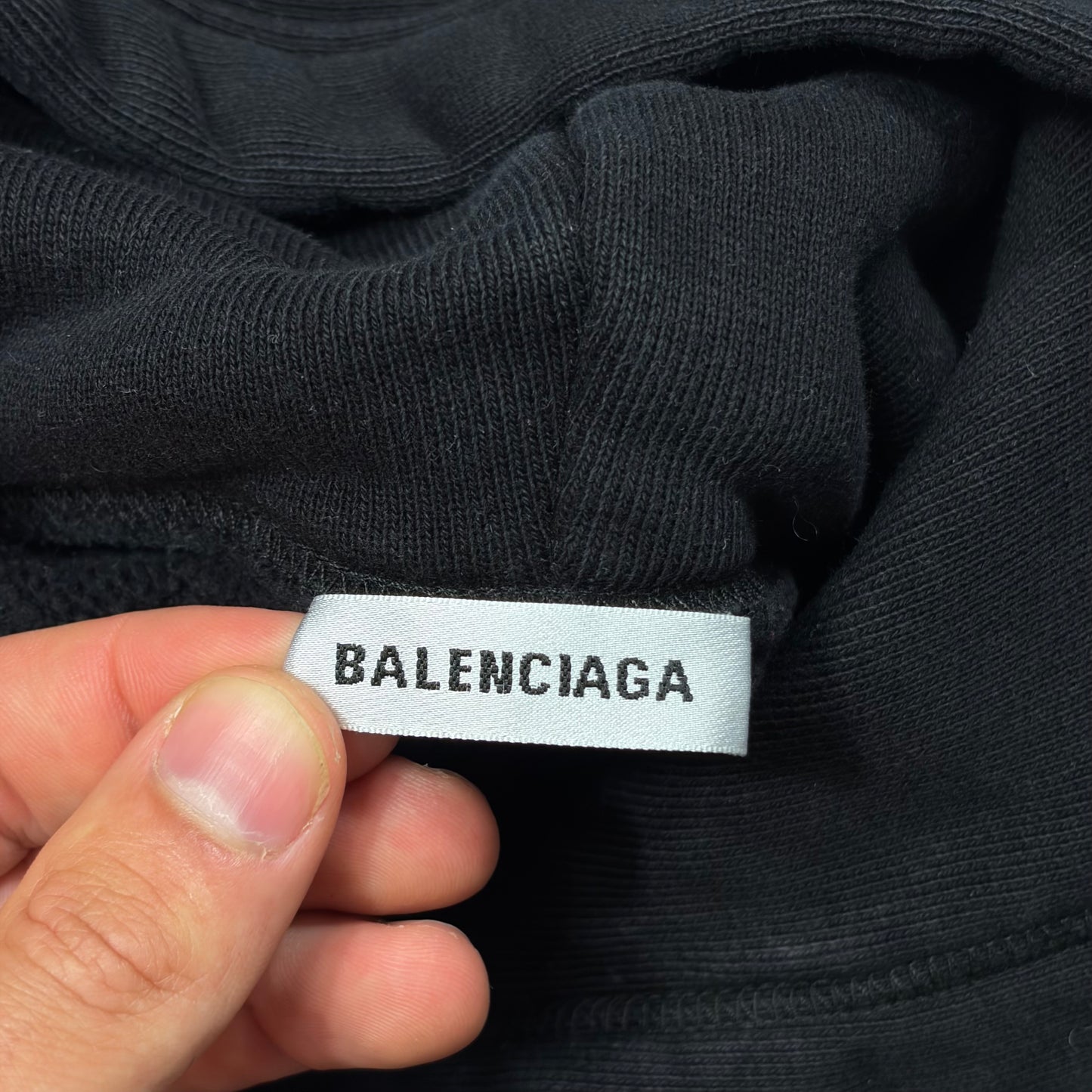Balenciaga 2018 Speed Hunters Cropped Graphic Hoodie - S